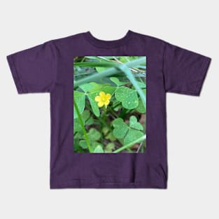 Tiny Hidden Wildflower Kids T-Shirt